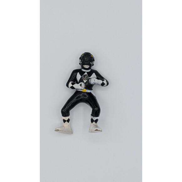 Vintage Bandai Power Rangers Lot Red Blue Yellow (Missing Hands)+ Black 1993 PVC - Picture 4 of 14